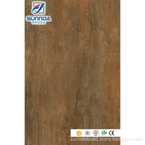 Sunnda vintage red glazed porcelain tile faux solid wood flooring